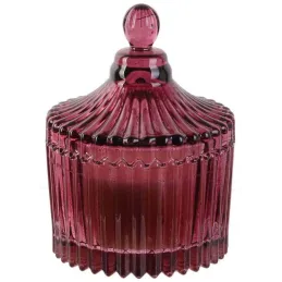 Bougie parfumée écrin en verre Bohème 6.5 x 9 cm
