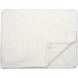 Plaid embossé en polyester 140 x 200 cm