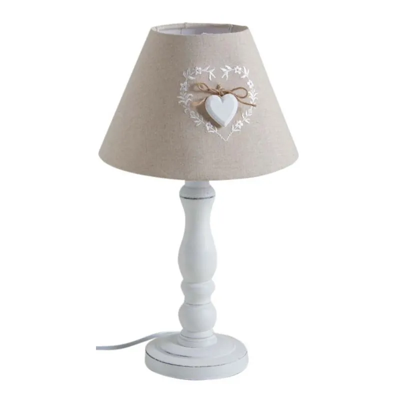 Lampe de chevet en bois Romantique