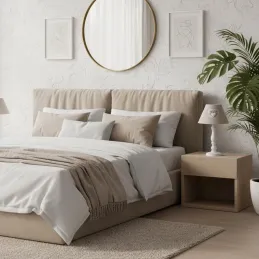 Lampe de chevet en bois Romantique