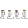 Bougies parfumées couvercle en liège 8.5 cm (Lot de 4)