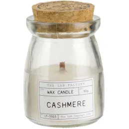 Bougies parfumées couvercle en liège 8.5 cm (Lot de 4)
