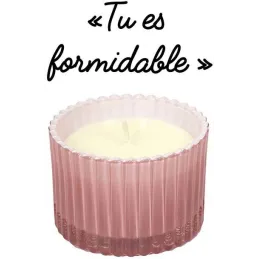 Bougie parfumée message caché 6 cm