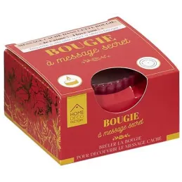 Bougie parfumée message caché 6 cm