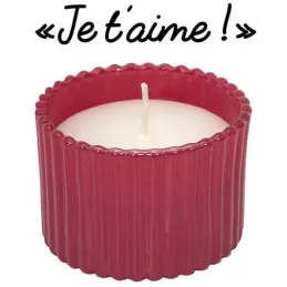 Bougie parfumée message caché 6 cm