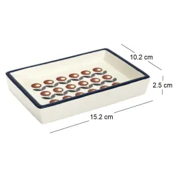 Vide poche en dolomite vintage 15 x 10 x 2.5 cm