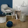 Lanterne pour jardin en bambou laqué