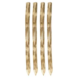 Poteaux en noisetier (Lot de 4)