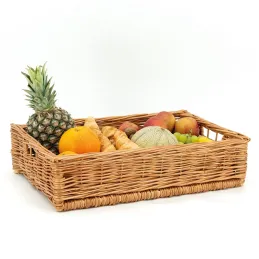 Panier ouvreuse cinéma en osier
