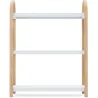 Étagère blanc et naturel Bellwood
