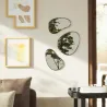 Set de 3 miroirs finition métallique Hubba