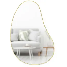 Miroir  finition métallique Hubba 61 × 91 cm