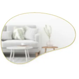 Miroir  finition métallique Hubba 61 × 91 cm