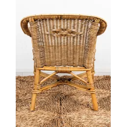 Fauteuil enfant en rotin Crapaud