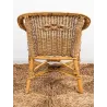 Fauteuil enfant en rotin Crapaud