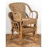Fauteuil enfant en rotin Crapaud