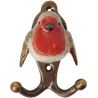 Patère animal en porcelaine 2 crochets