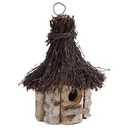 Nichoir en bouleau et branchage