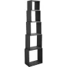 Étagères cube en bois de paulownia (Lot de 5)
