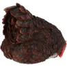 Poules décoratives à poser en polyrésine (Lot de 3)