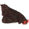 Poules décoratives à poser en polyrésine (Lot de 3)