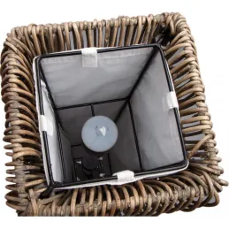 Lampe droite en poelet Eliane
