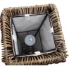 Lampe droite en poelet Eliane