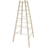 Support en bois de pin pour plantes 4 piquets