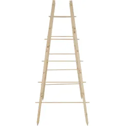 Support en bois de pin pour plantes 4 piquets