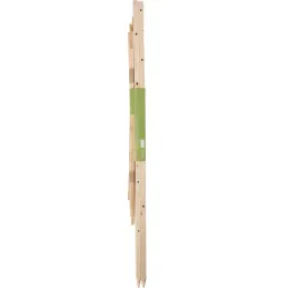 Support en bois de pin pour plantes 4 piquets