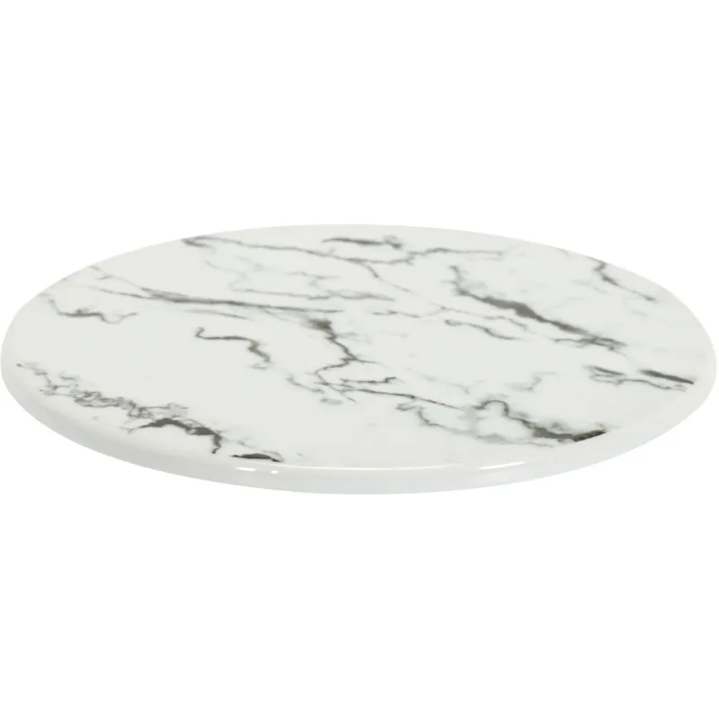 Dessous de plat en porcelaine effet marbre 18 cm