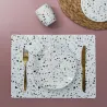 Set de table effet terrazzo 40 x 30 cm (Lot de 6)