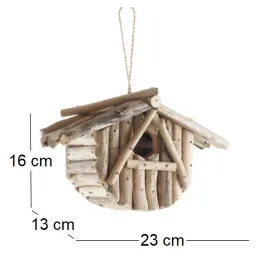 Nichoir oiseau en bois flotté