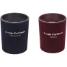 Bougie parfumée 10 x 12.5 cm Velours (Lot de 2)