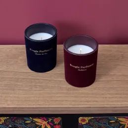 Bougie parfumée 10 x 12.5 cm Velours (Lot de 2)