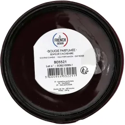 Bougie parfumée 10 x 12.5 cm Velours (Lot de 2)