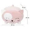 Peluche coussin 30 x 30 cm