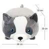 Peluche coussin 30 x 30 cm