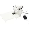 Mini machine à coudre avec table d'extension