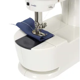 Mini machine à coudre avec table d'extension