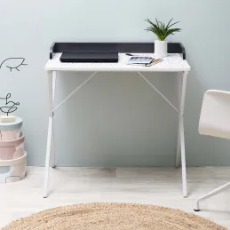 Bureau en métal et MDF Terrazzo