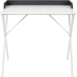 Bureau en métal et MDF Terrazzo
