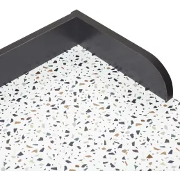 Bureau en métal et MDF Terrazzo
