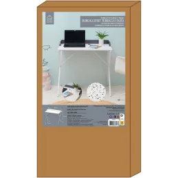 Bureau en métal et MDF Terrazzo