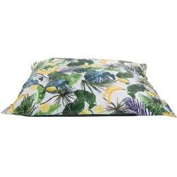 Maxi coussin imprimé intérieur extérieur 110 x 130 cm