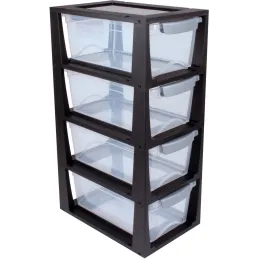 Boite tiroir transparent 6 litres Omega