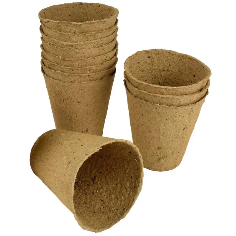 Pots de plantation bio sans tourbe
