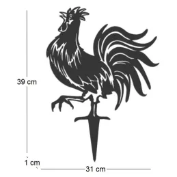 Oiseau sur pique coq gaulois emblème de la France