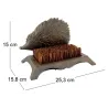 Brosse nettoyage chaussure en fonte et fibre de coco
