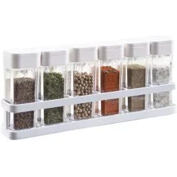 Set de 6 pots à épices avec support Tower